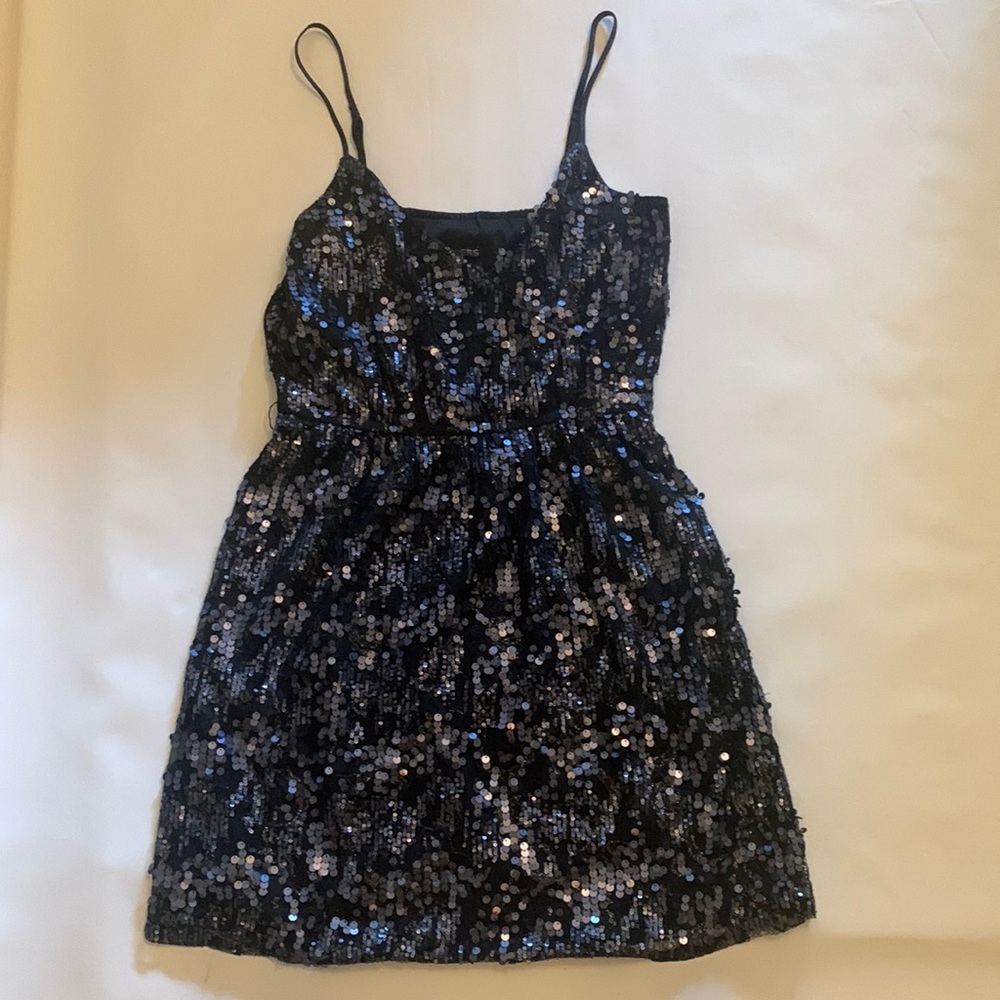 Express sequins black dress women Medium